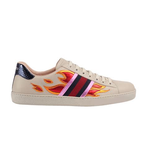 gucci ace black flame|gucci ace flames goat.